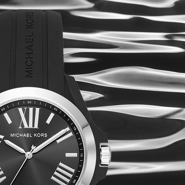 Stylowa tarcza w amerykańskim stylu wielkiego miasta dla zegarka Michael Kors MK2729