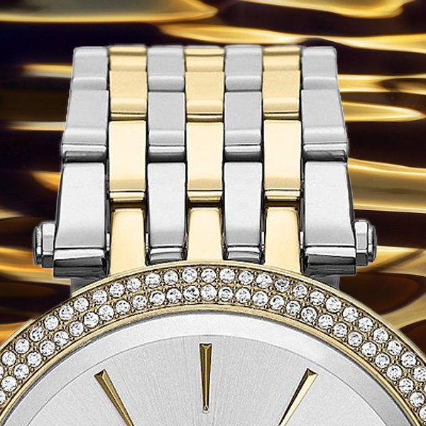 Klasyczna bransoleta łączy swobodę i elegancję dla zegarka Michael Kors MK3215