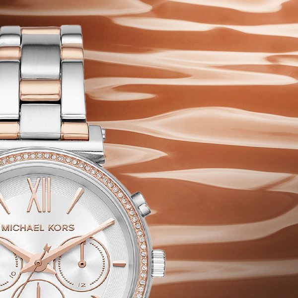 Dynamika zaczerpnięta ze sportowego stylu dla zegarka Michael Kors MK6558