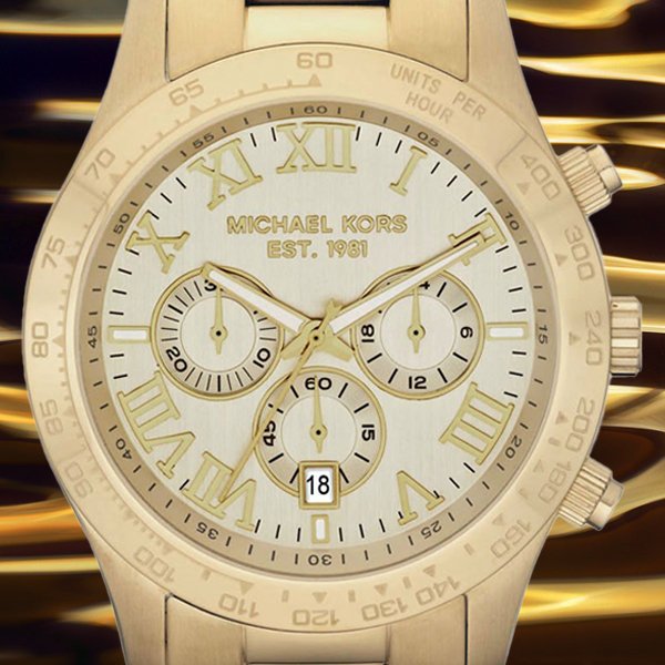 Dynamika zaczerpnięta ze sportowego stylu dla zegarka Michael Kors MK8214