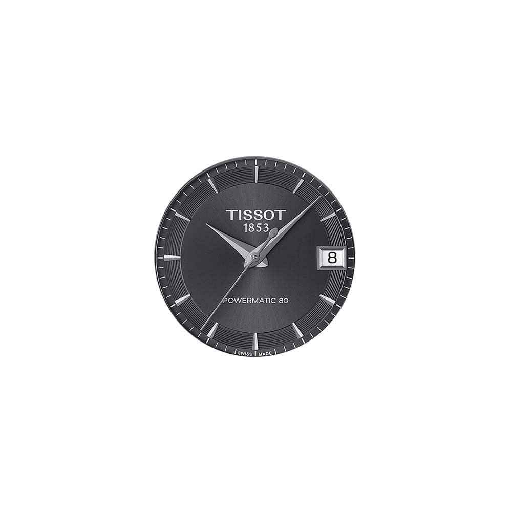 Czytelna tarcza zegarka Tissot Couturier Powermatic 80 Lady dla zegarka Tissot T035.207.16.061.00