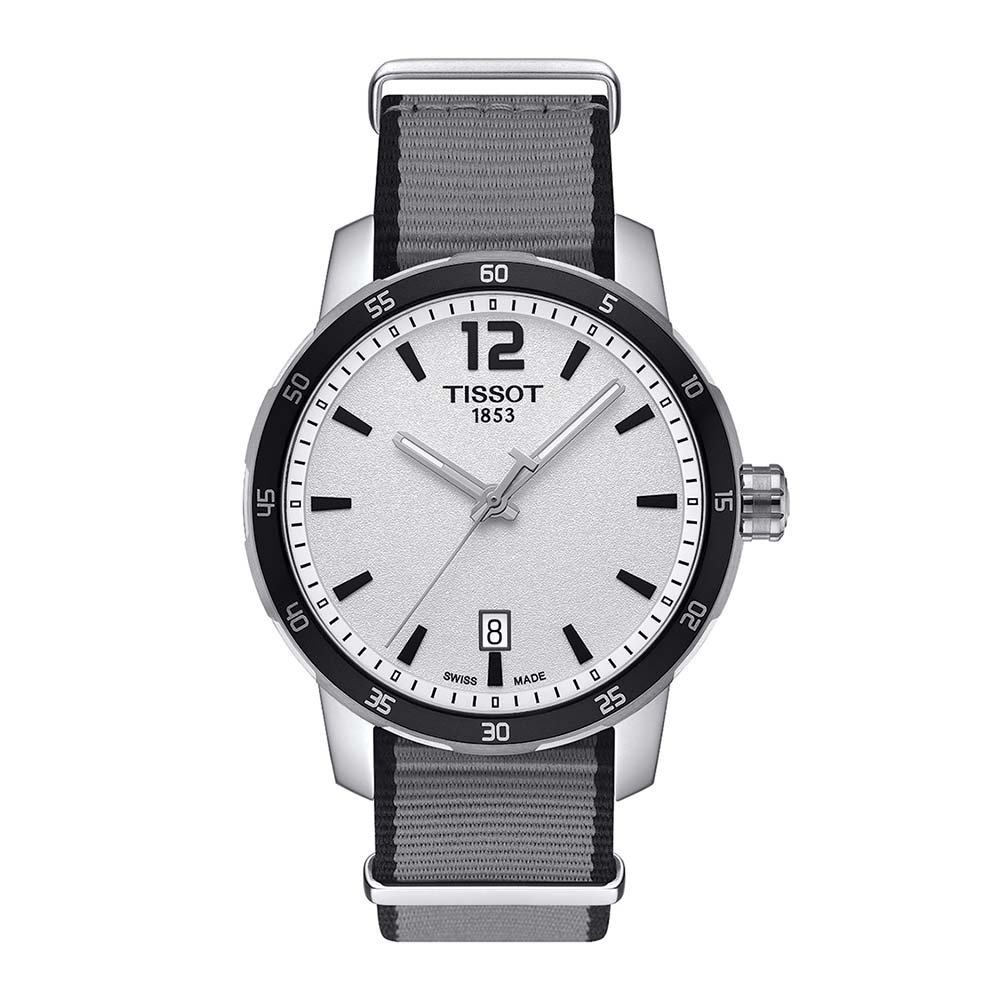 Minimalistyczny design w sportowym stylu dla zegarka Tissot T095.410.17.037.00