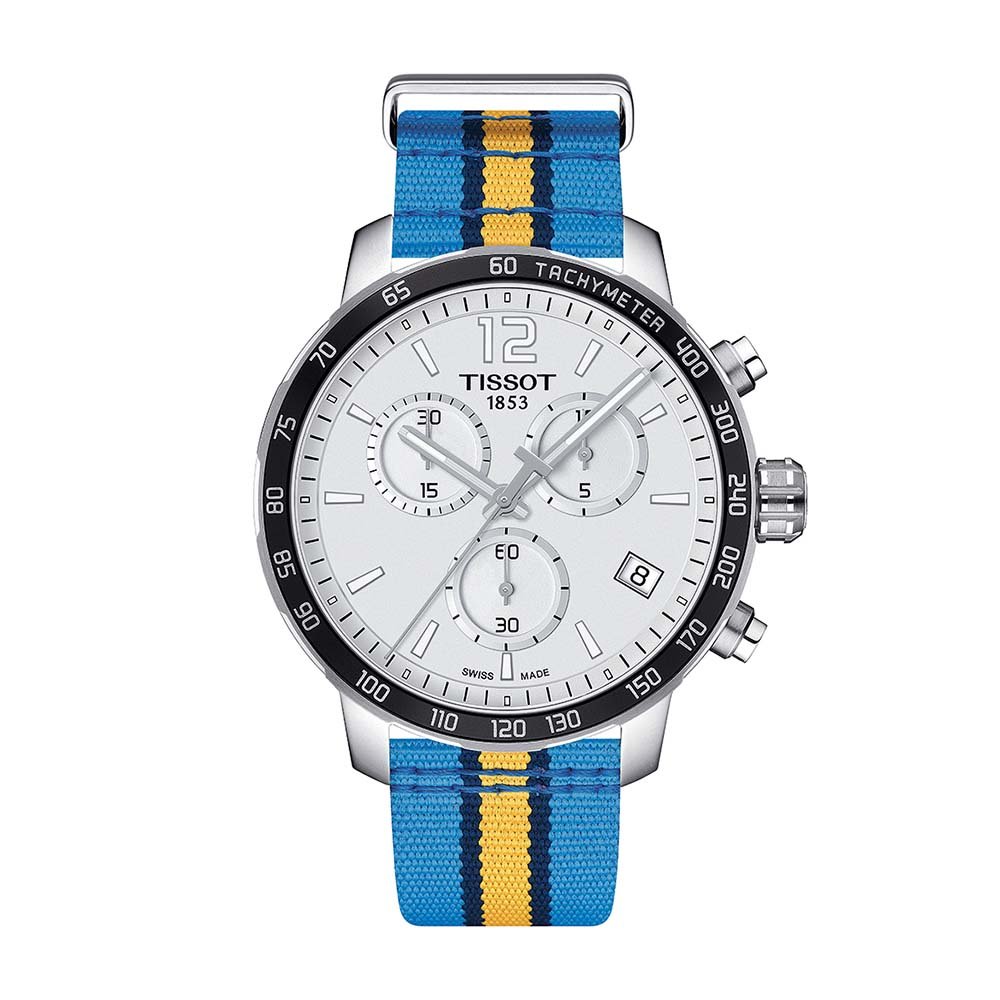 T095.417.17.037.25 - sportowy chronograf w nowoczesnym stylu