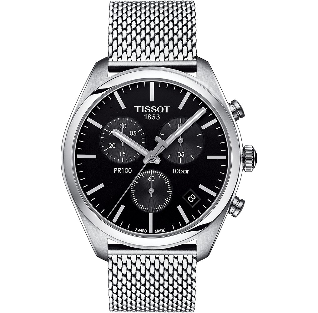 Opływowy kształt dla zegarka Tissot T101.417.11.051.01