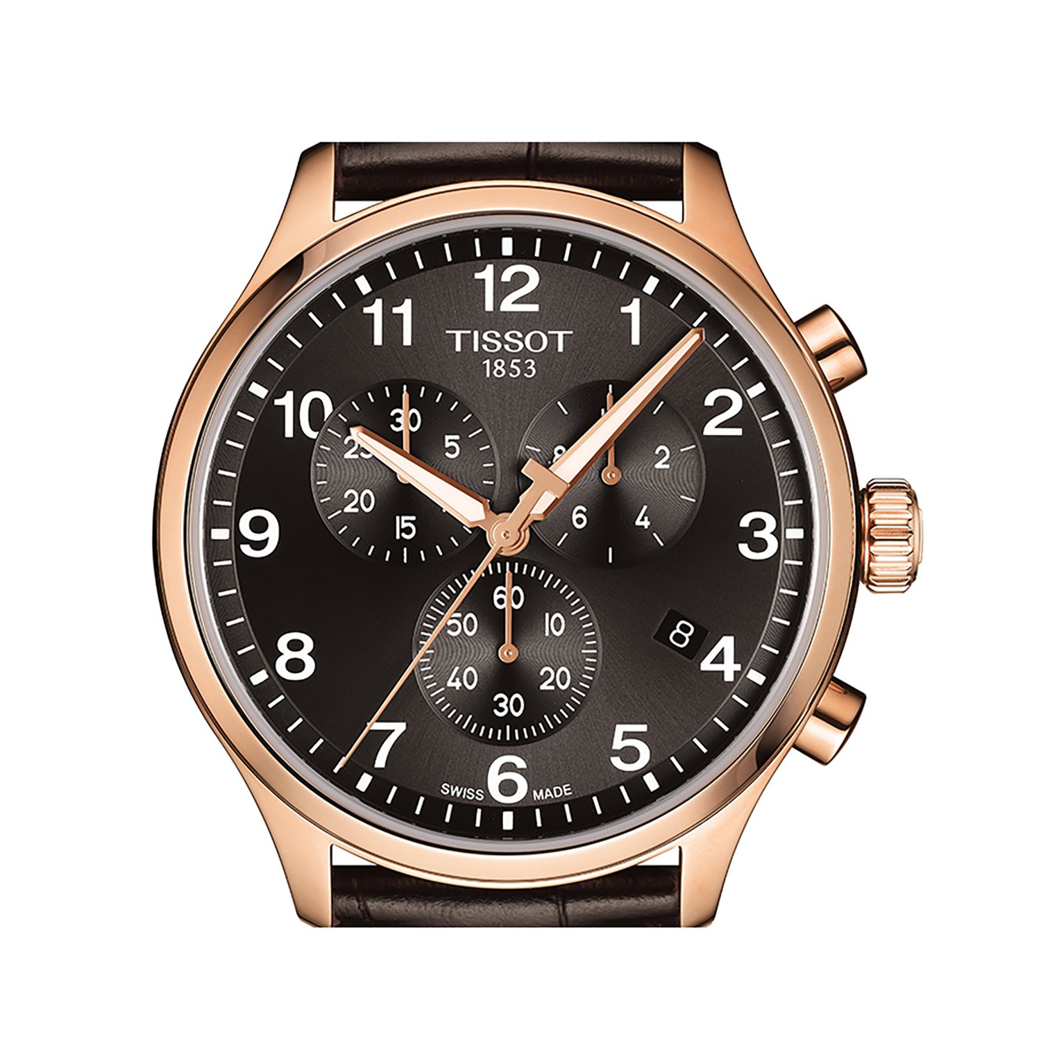 Czytelna tarcza dla zegarka Tissot T116.617.36.057.01