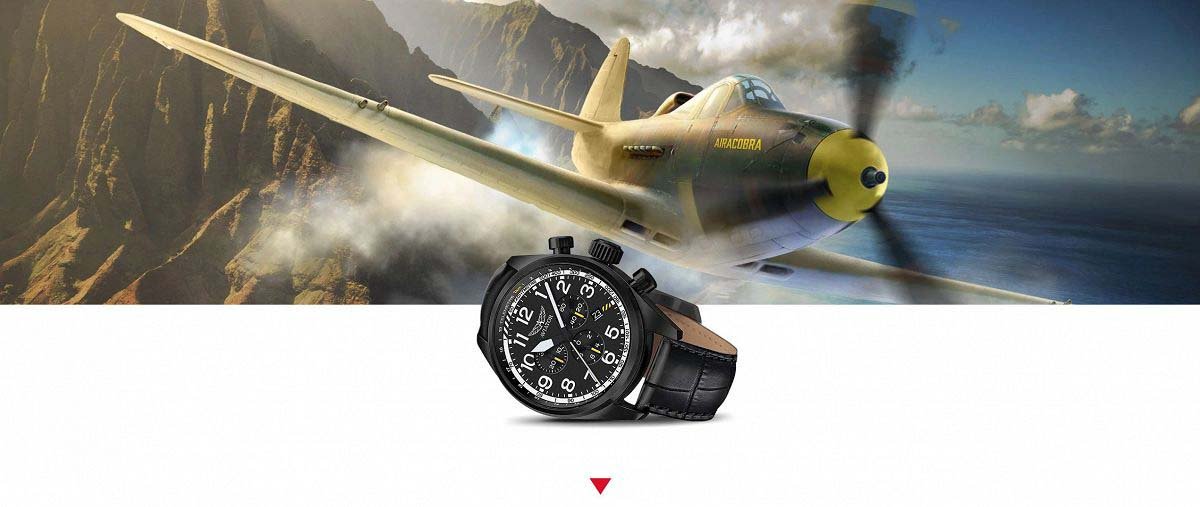 Zegarek Aviator Airacobra V.2.25.5.169.4 w stylu sportowym, idealny do codziennego użytku.