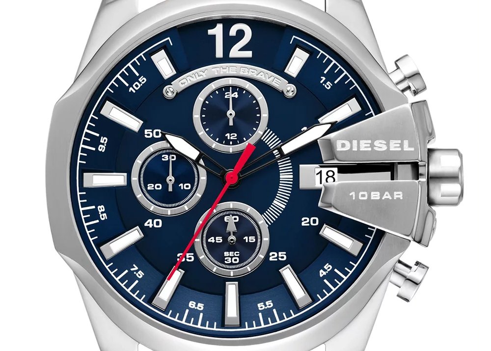 Zegarek męski Diesel DZ4601SET z chronografem i datownikiem, idealny do aktywności fizycznej.