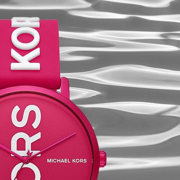 Stylowa tarcza w amerykańskim stylu wielkiego miasta dla zegarka Michael Kors MK4535