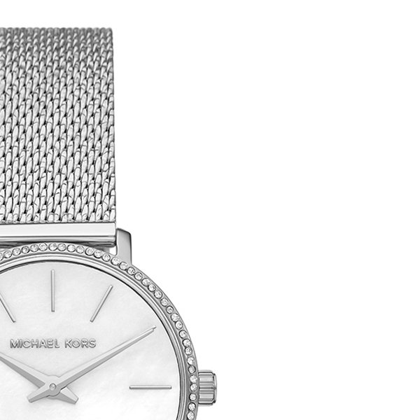 Minimalistyczna tarcza, na której znajdziesz wszystko, co potrzebne dla zegarka Michael Kors MK4618