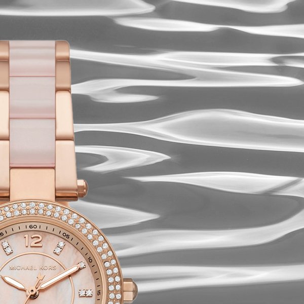 Stylowa tarcza w amerykańskim stylu wielkiego miasta dla zegarka Michael Kors MK6922