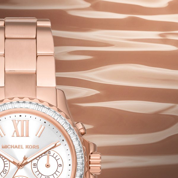 Dynamika zaczerpnięta ze sportowego stylu dla zegarka Michael Kors MK7213