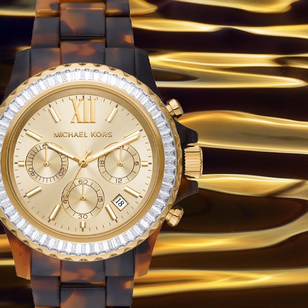 Dynamika zaczerpnięta ze sportowego stylu dla zegarka Michael Kors MK7239