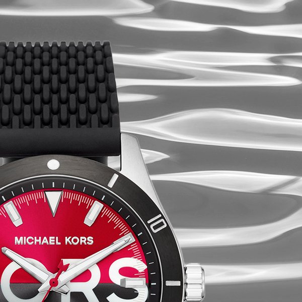 Stylowa tarcza w amerykańskim stylu wielkiego miasta dla zegarka Michael Kors MK8892