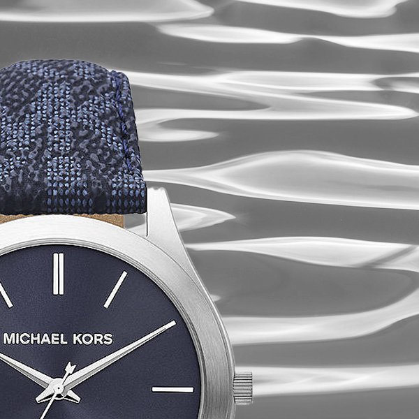 Stylowa tarcza w amerykańskim stylu wielkiego miasta dla zegarka Michael Kors MK8907