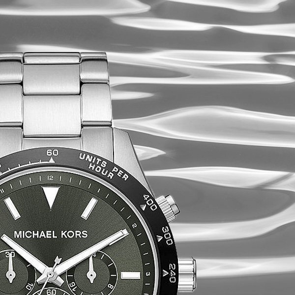 Dynamika zaczerpnięta ze sportowego stylu dla zegarka Michael Kors MK8912