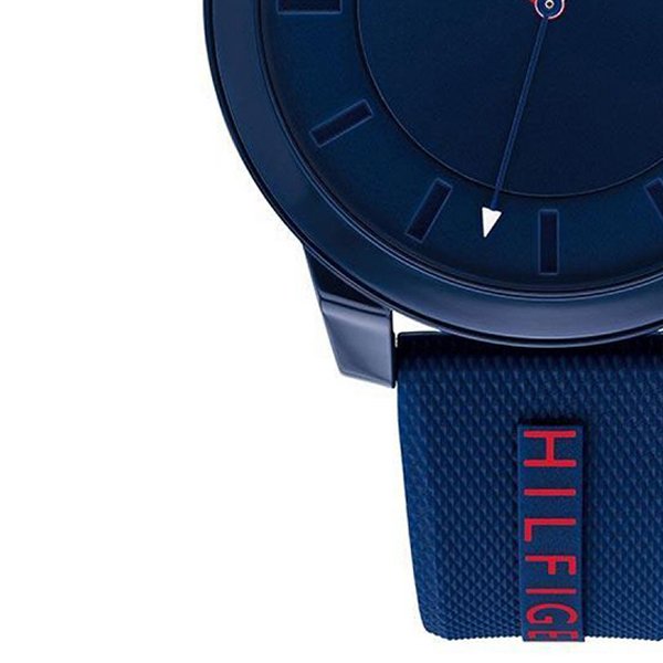 Zegarek męski Tommy Hilfiger 1791745 Denim z niebieską kopertą ze stali szlachetnej 316L, elegancki i trwały.