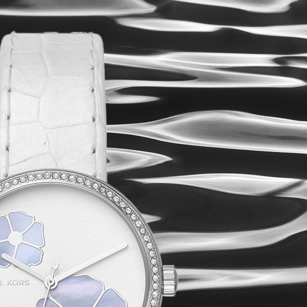 Stylowa tarcza w amerykańskim stylu wielkiego miasta dla zegarka Michael Kors MK2716