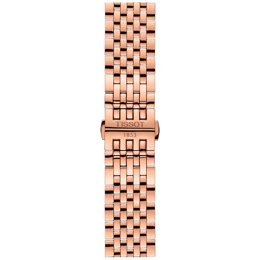 Komfortowa bransoleta i niezawodne zapięcie dla zegarka Tissot T063.610.33.038.00