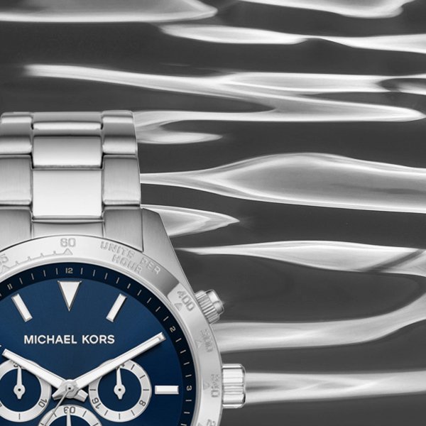 Dynamika zaczerpnięta ze sportowego stylu dla zegarka Michael Kors MK8781