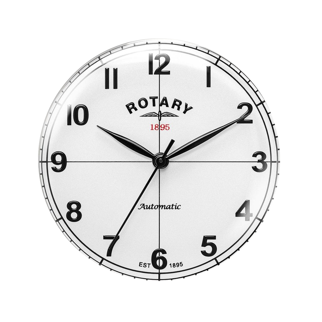 Biała tarcza lotnicza zegarka Rotary 1895 Automatic RGS10081/01