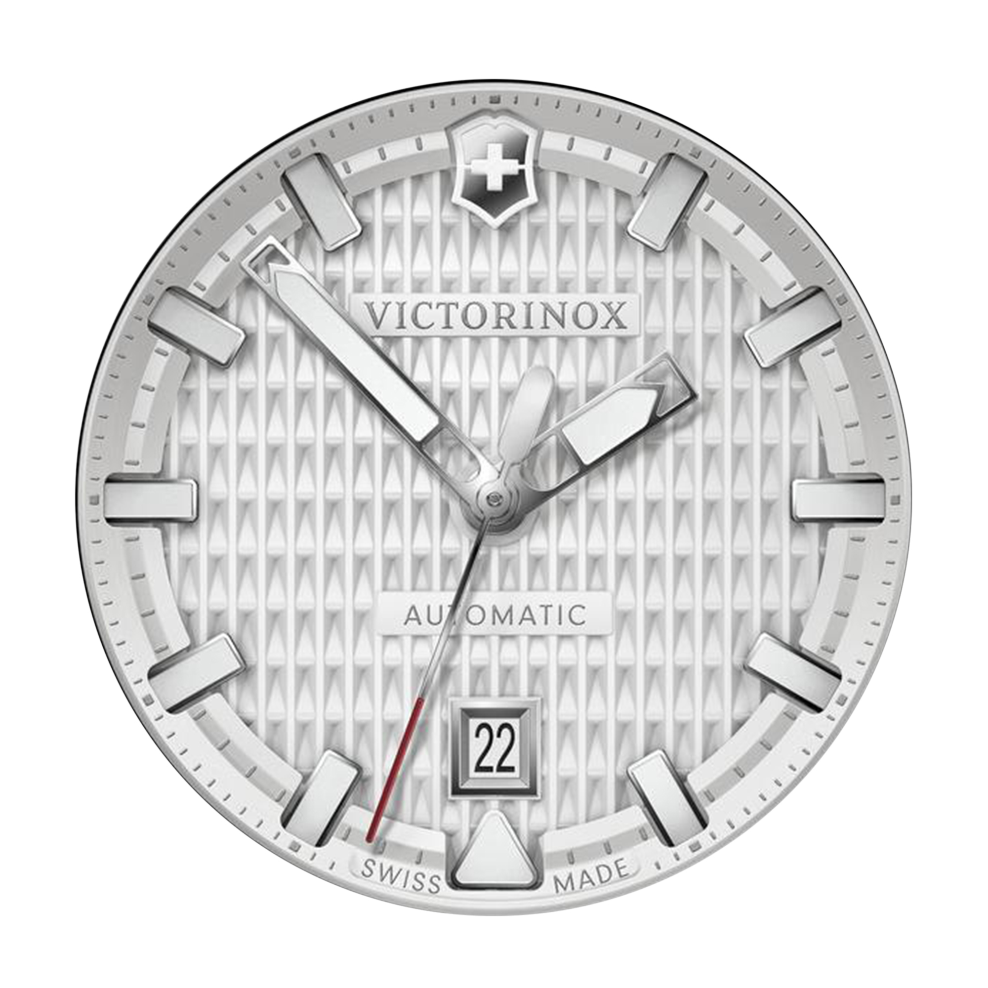Biała tarcza zegarka Victorinox I.N.O.X. Small Automatic
