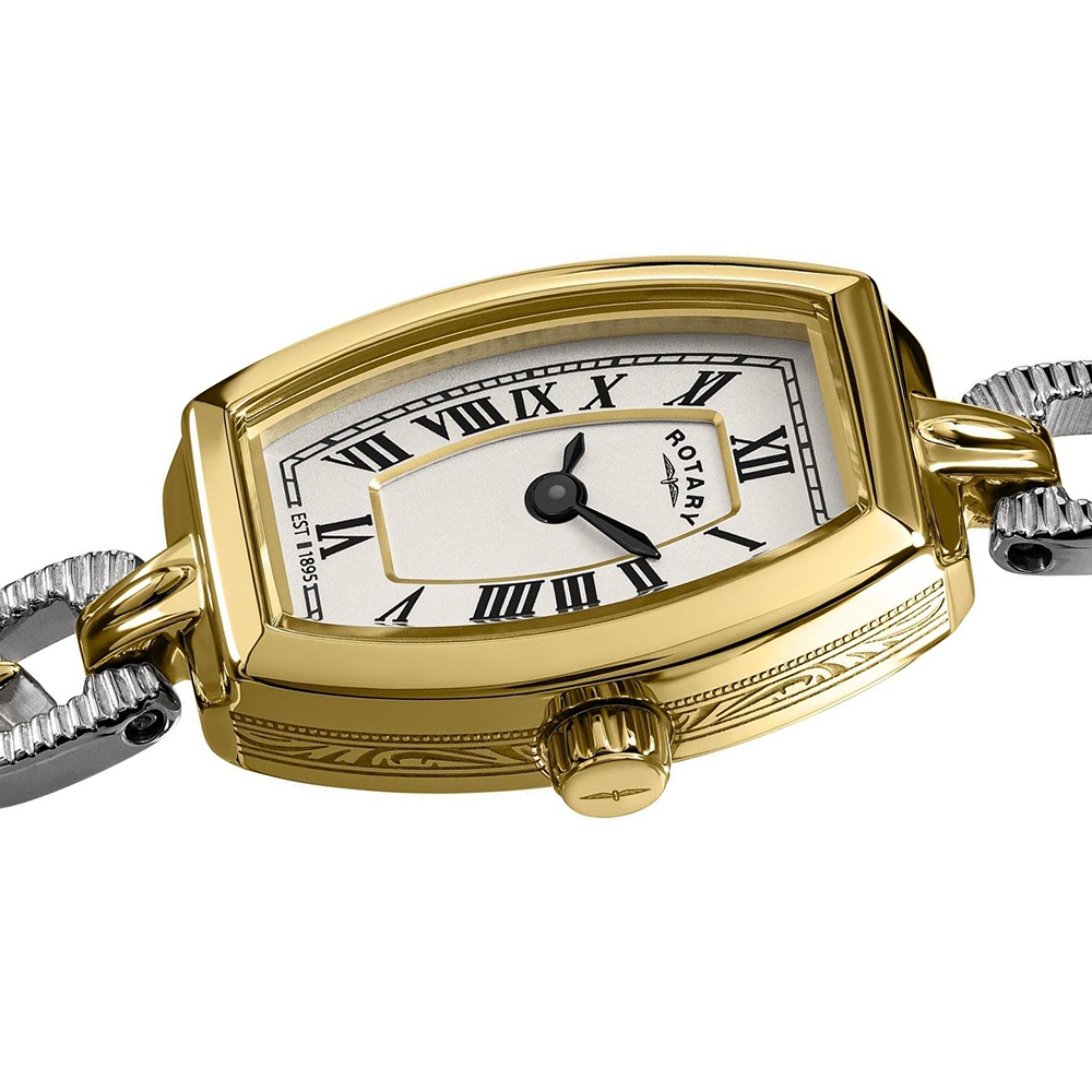 Czarne wskazówki zegarka Rotary RLB10053/01