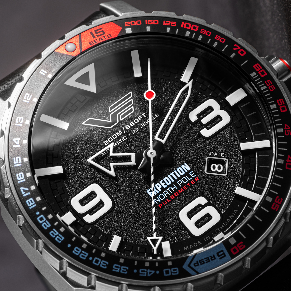 Zegarek Vostok Europe Expedition North Pole 1 Polar Legend Pulsometer YN55-597A729