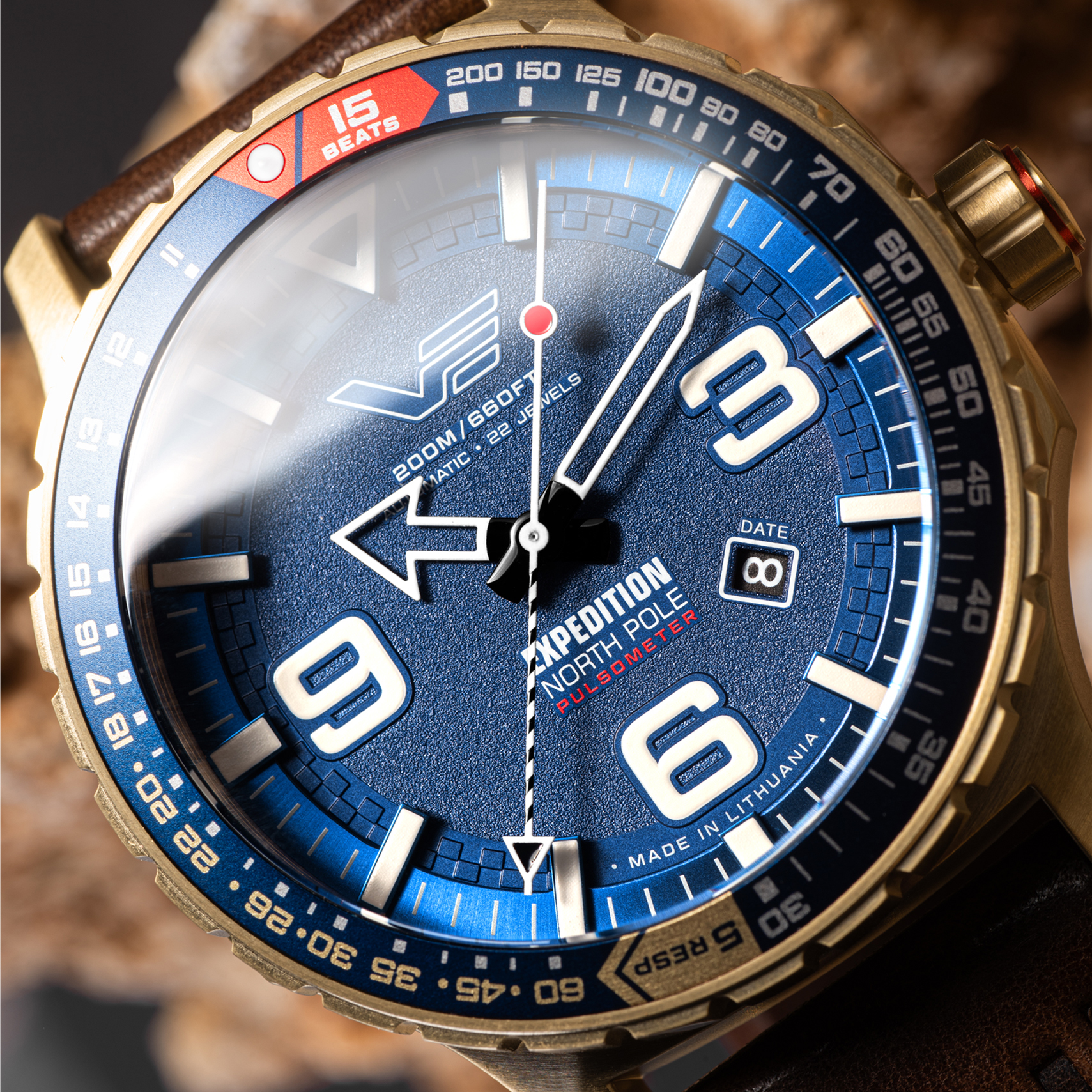 Powłoka PVD na zegarku Vostok Europe Expedition North Pole Polar Sun