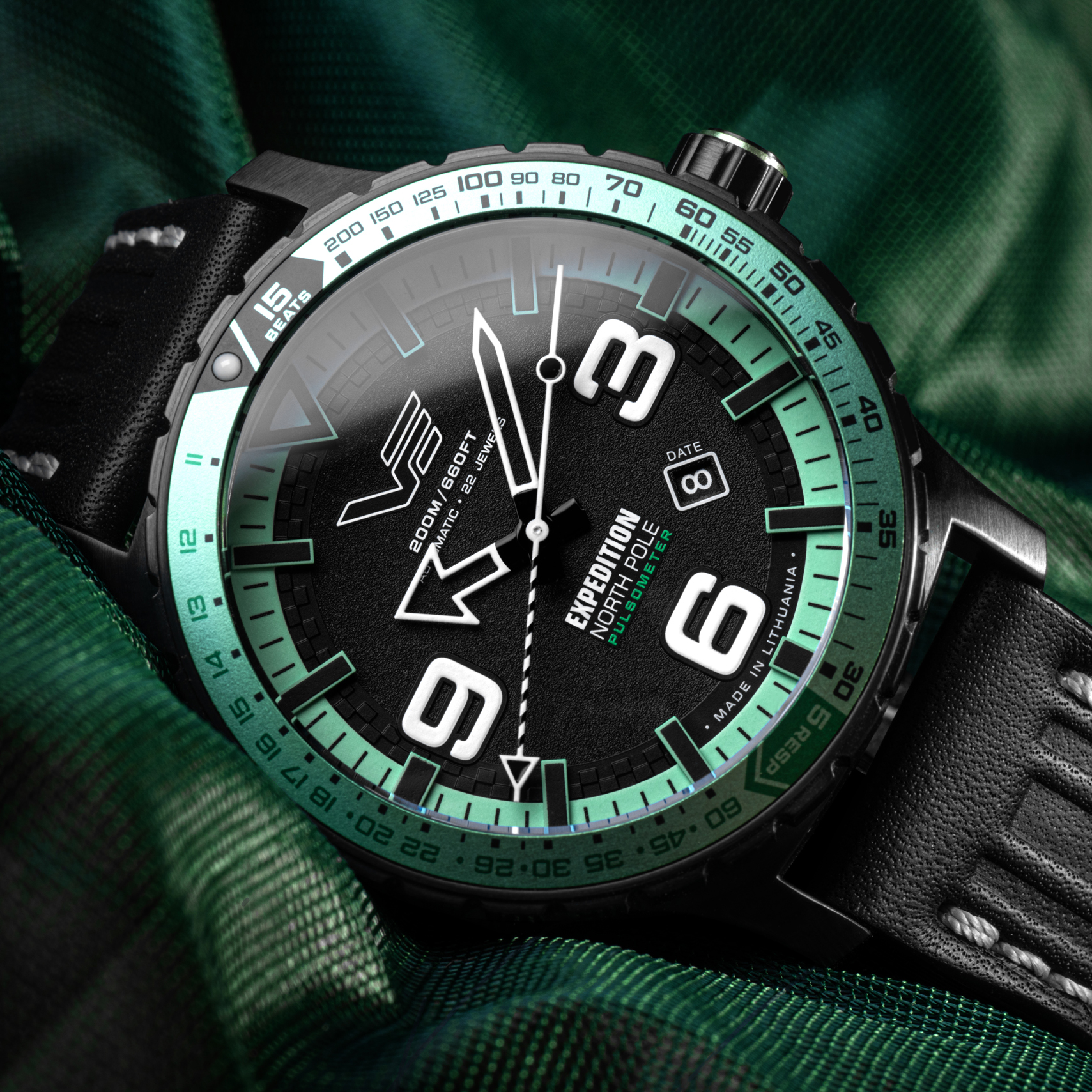 Zegarek Vostok Europe Expedition North Polar Night powłoka PVD 