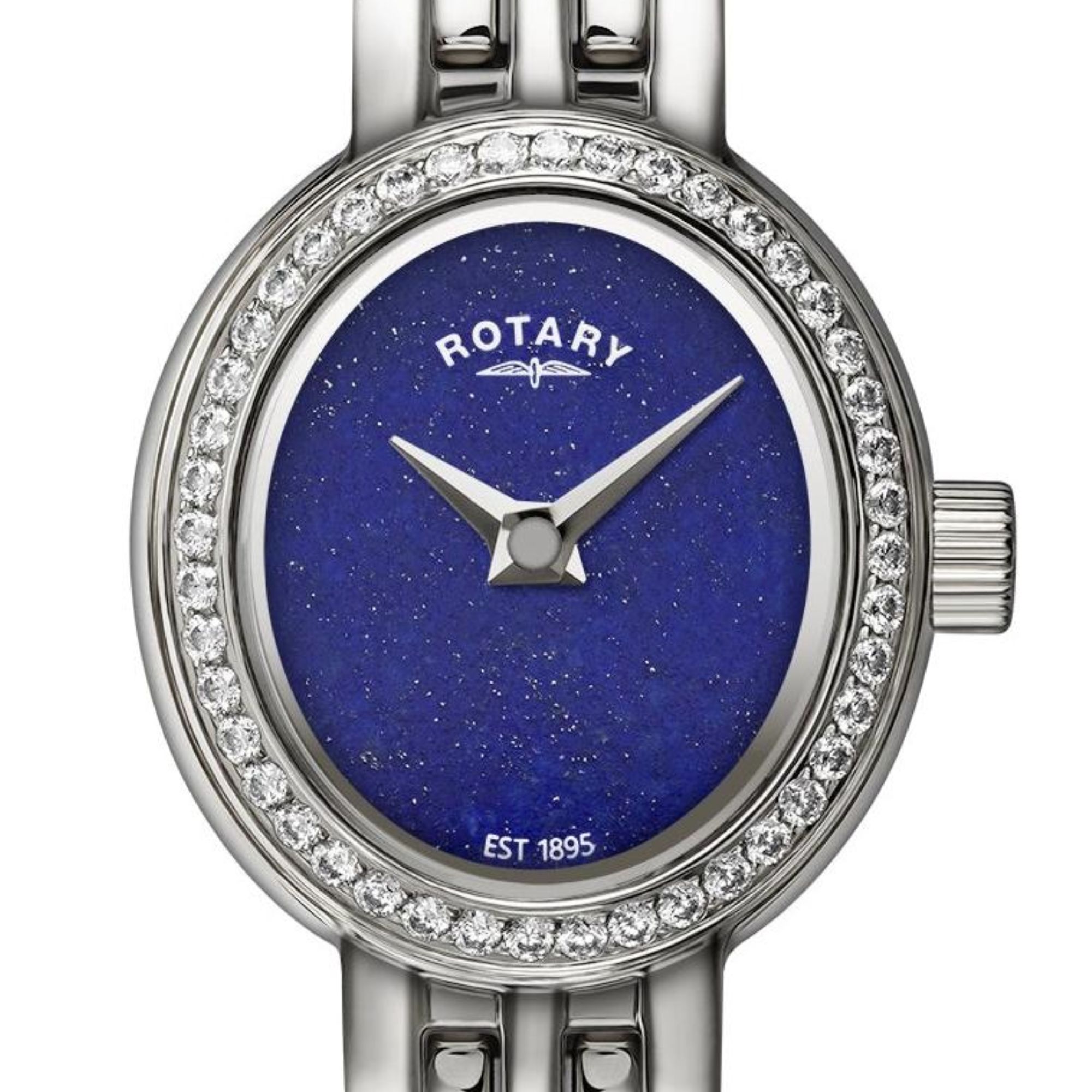 Głęboki błękit tarczy zegarka Rotary RLB10059/24