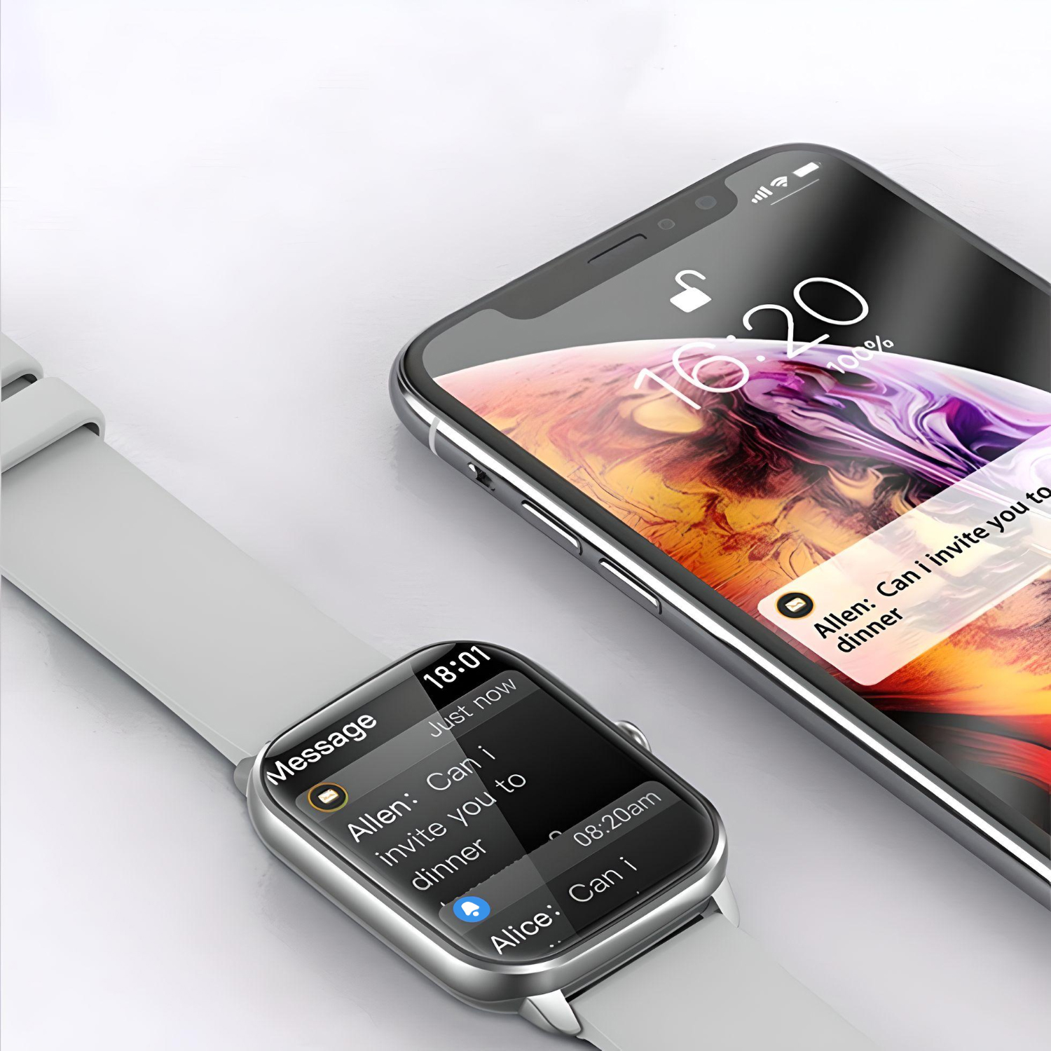 Możliwości telefonu na ekranie smartwatcha
