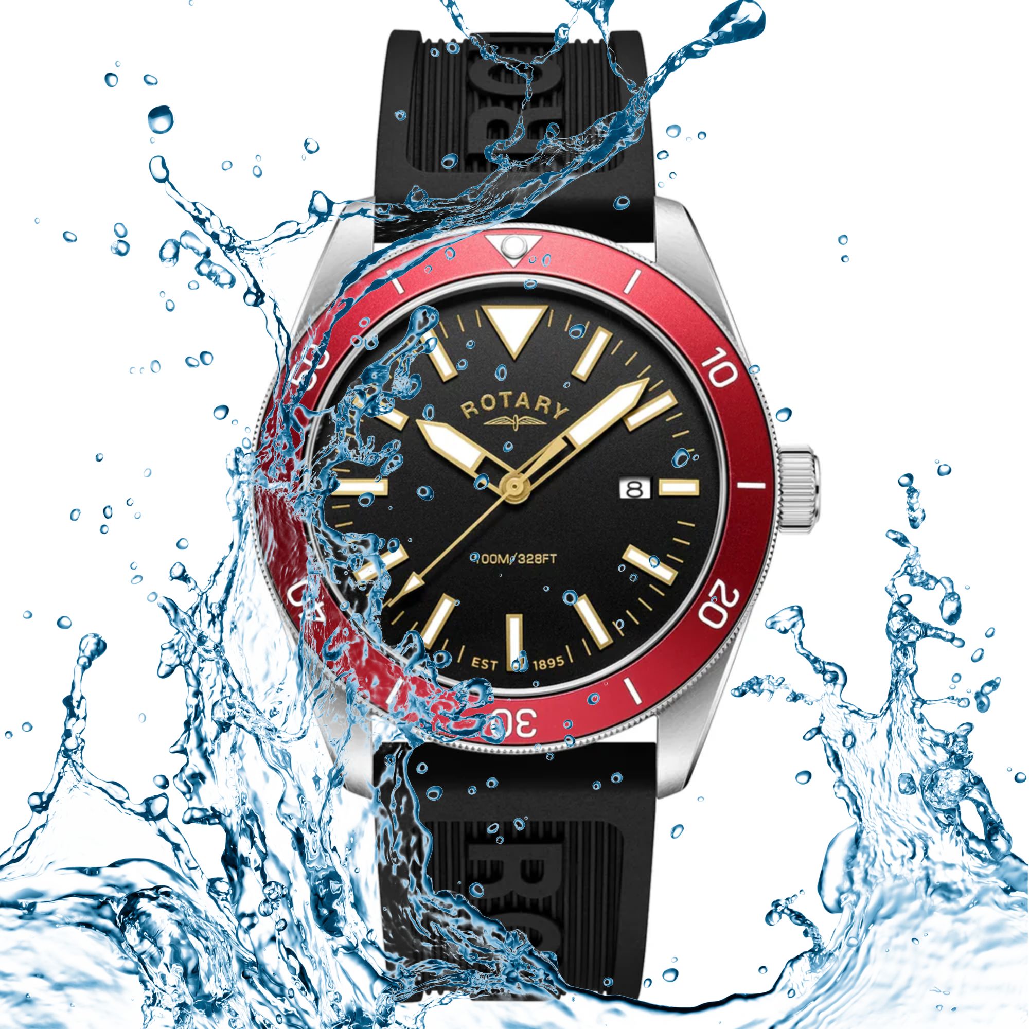 Koperta 41 mm ze szkłem szafirowym zegarka Rotary Apex100 RGS10007/98