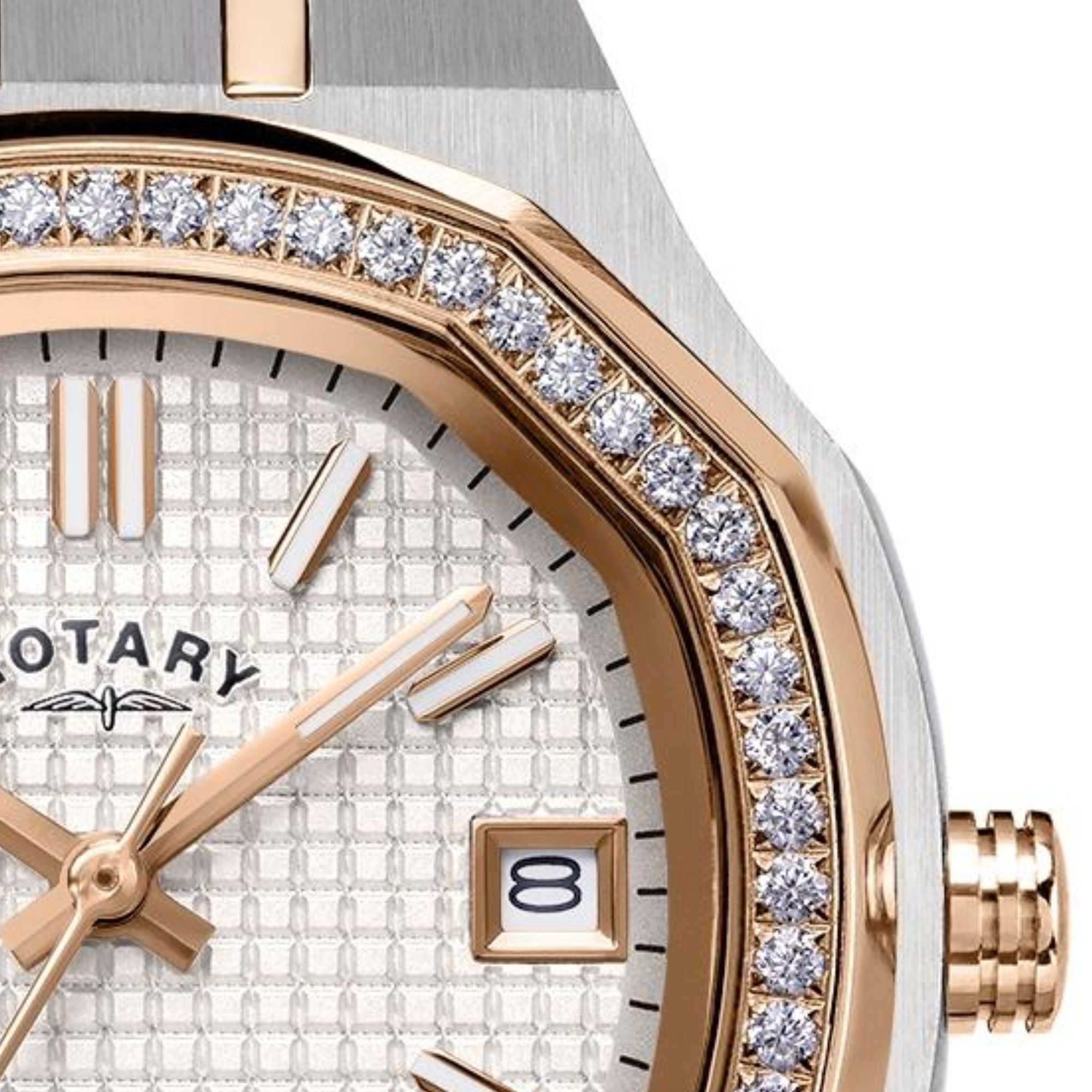 Kryształkowy bezel zegarka Rotary RLB10015/01