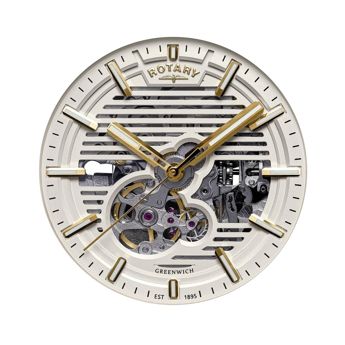 Lamelowa tarcza zegarka Rotary Greenwich GT1 RGB10074/01