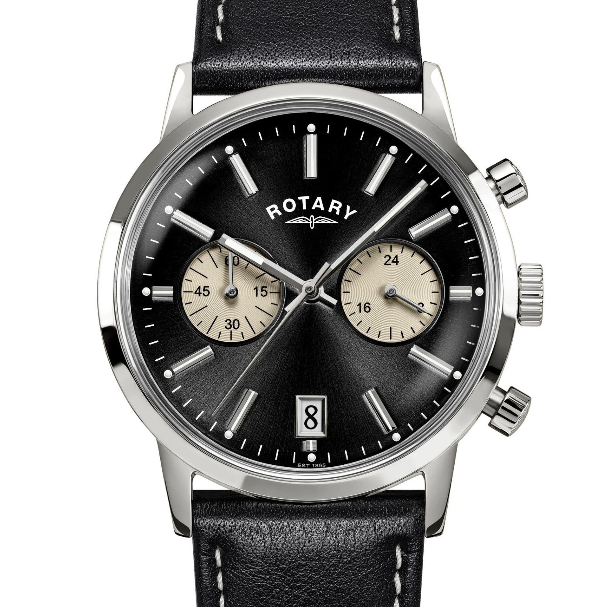 Mechanizm meca-quartz zegarka Rotary 1895 Chronograph RGS10067/04