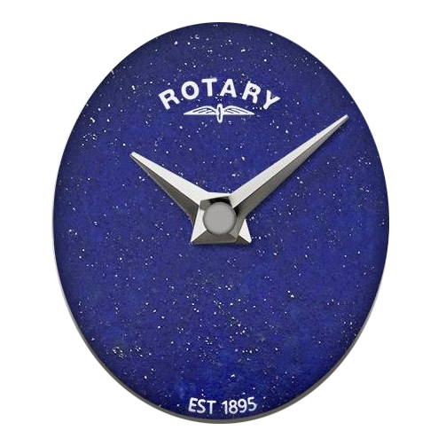 Niebieska tarcza z kamienia naturalnego zegarka Rotary RLB10059/24