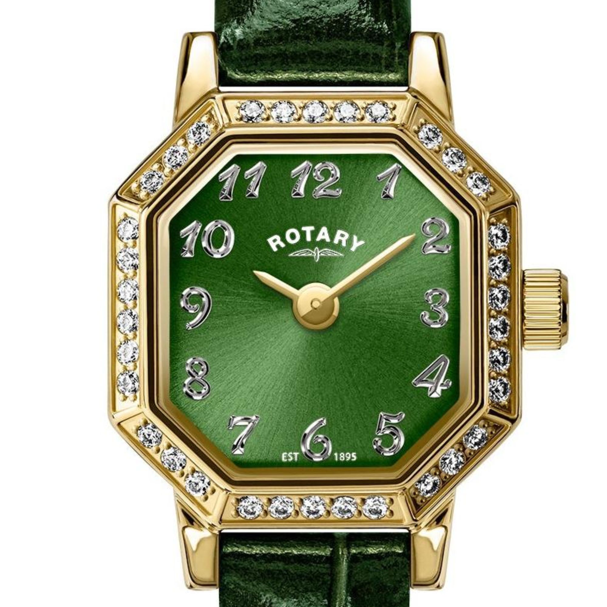 Ośmiokątna koperta zegarka Rotary RLS10056/28