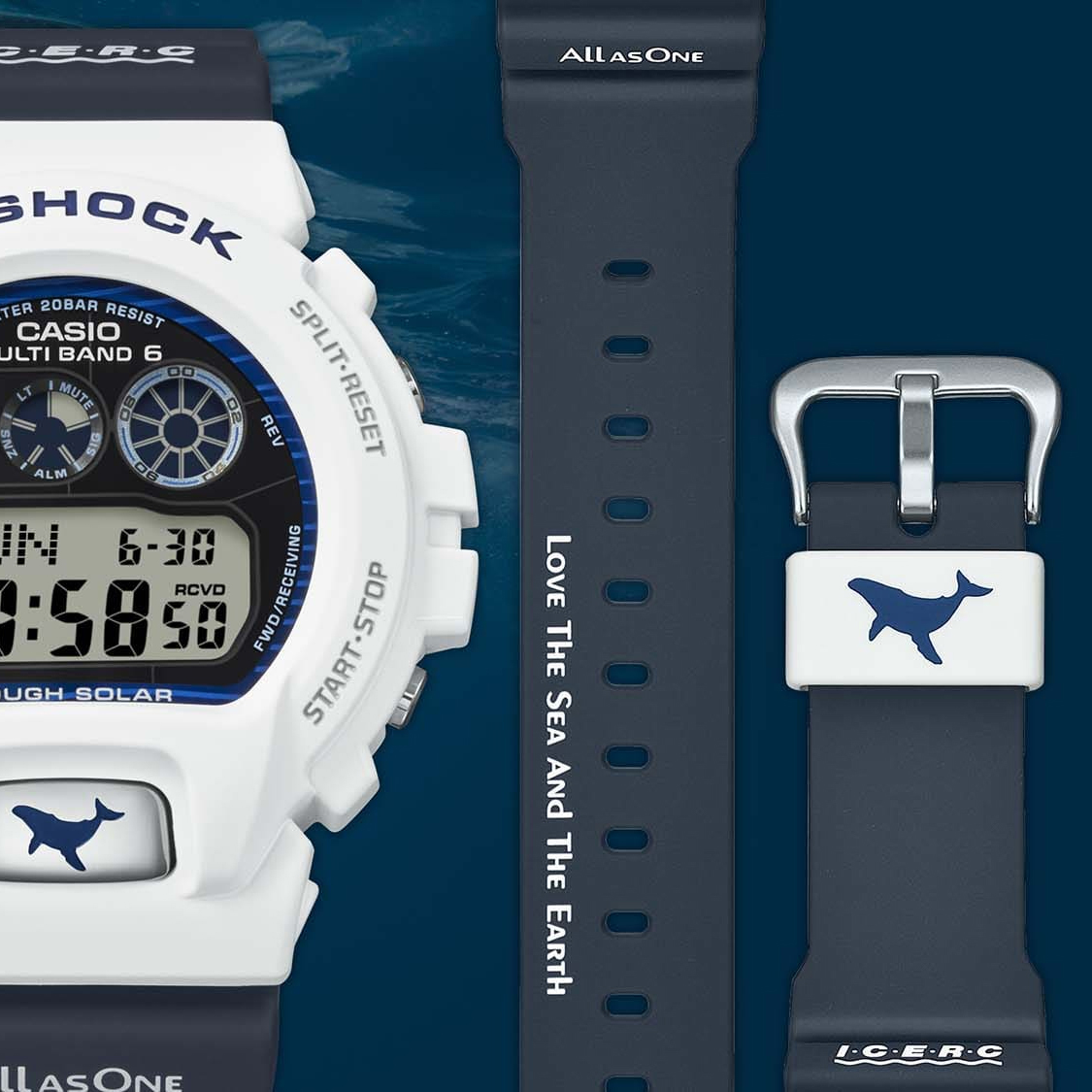 Zegarek G-SHOCK Casio x I.C.E.R.C. Love the Sea and the Earth Special Edition GW-6905K-7AER