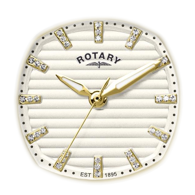 Prążkowana tarcza zegarka Rotary RLB10018/01