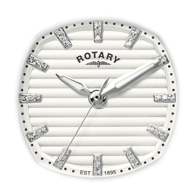 Prążkowana tarcza zegarka Rotary RLB10019/01