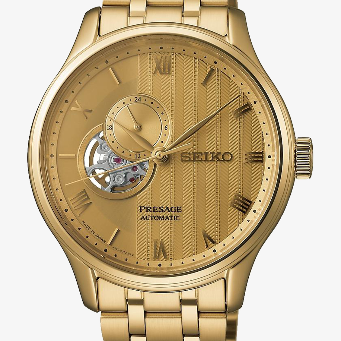 Elegancki Zegarek Seiko Automatic Open Heart SSA468J1