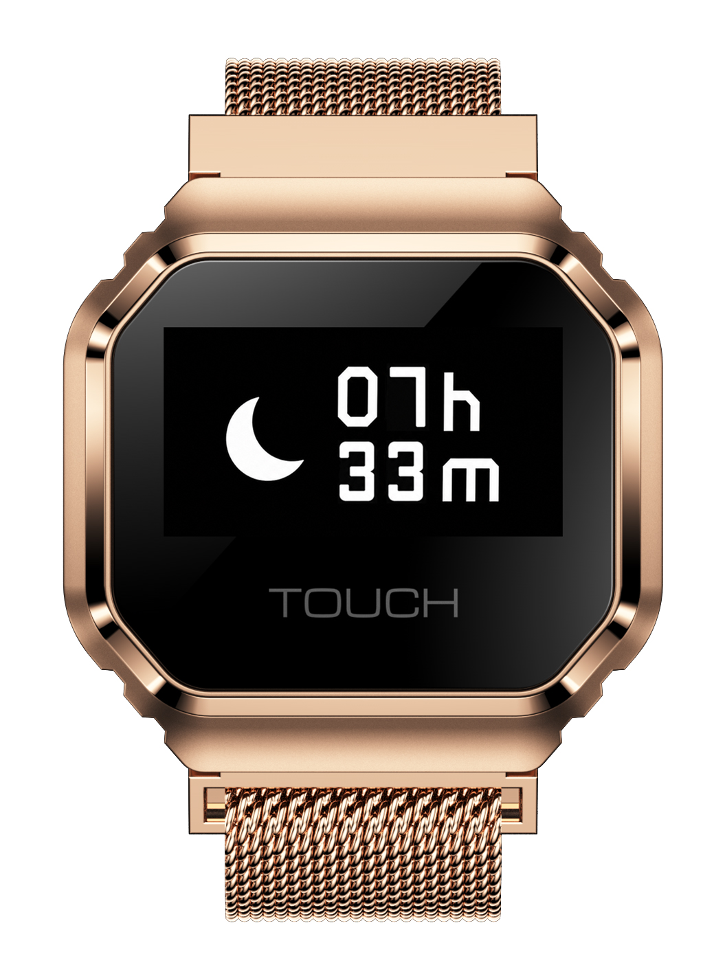 Smartwatch Enter Ring Złoty z monitorem snu