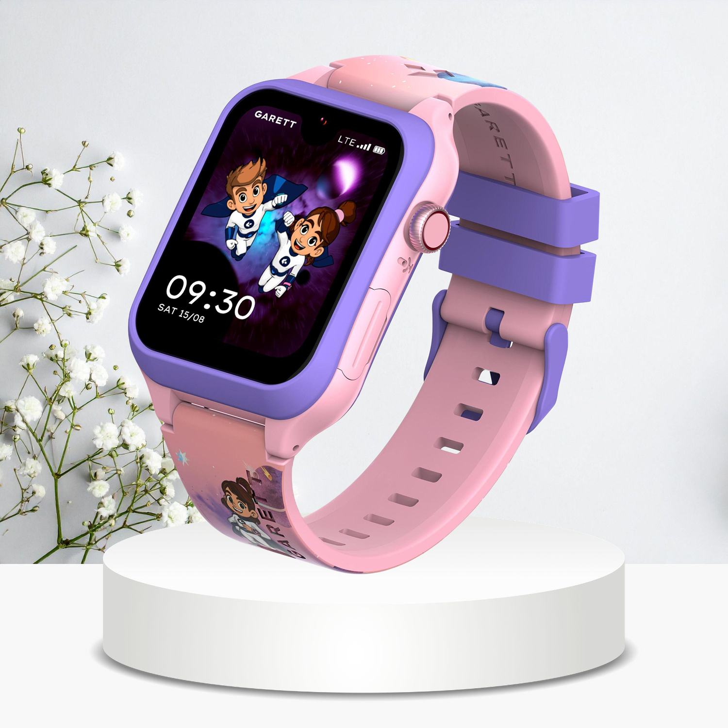 Smartwatch Garett Kids Essa 2 AI 4G na komunię dla dziewczynki