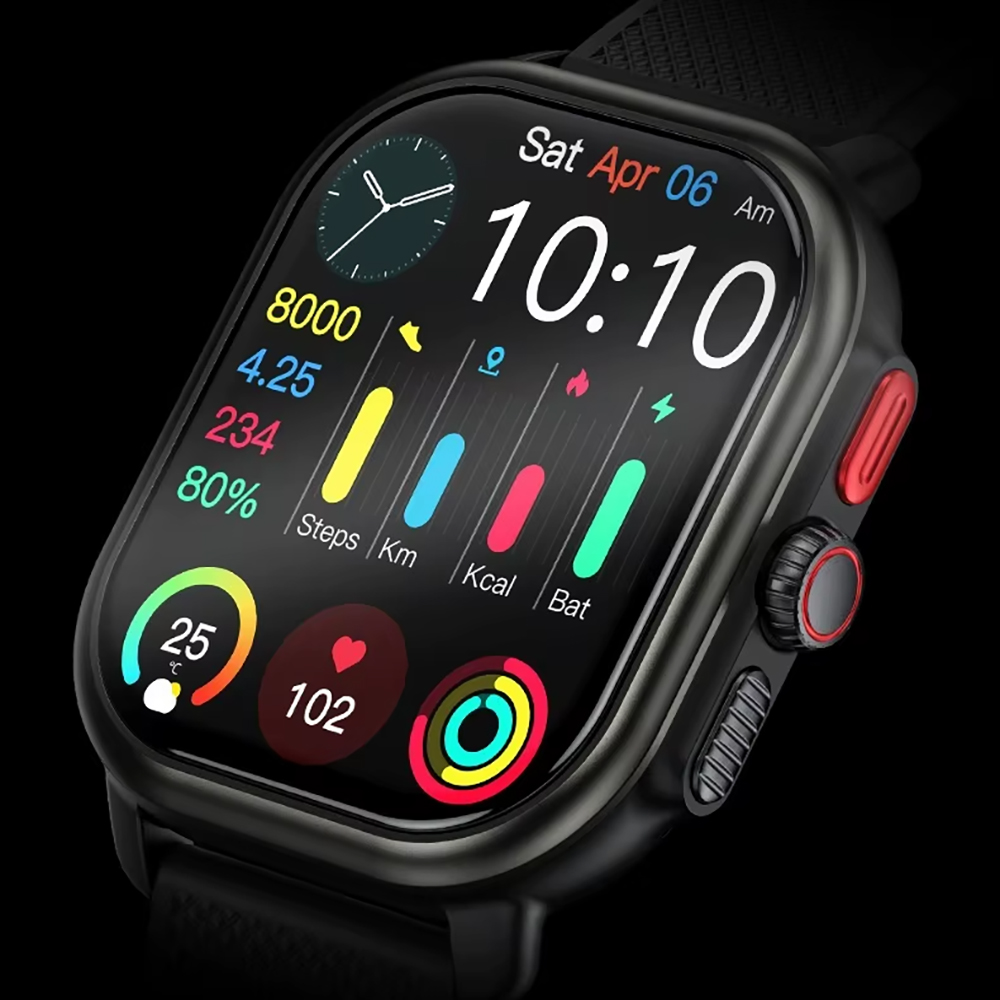 Smartwatch Hagen HB24 z czarną kopertą