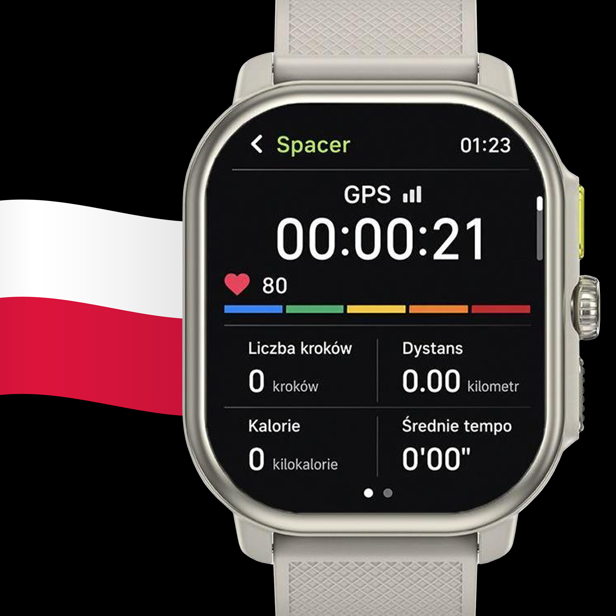 Smartwatch Hagen HB24 z polskim menu