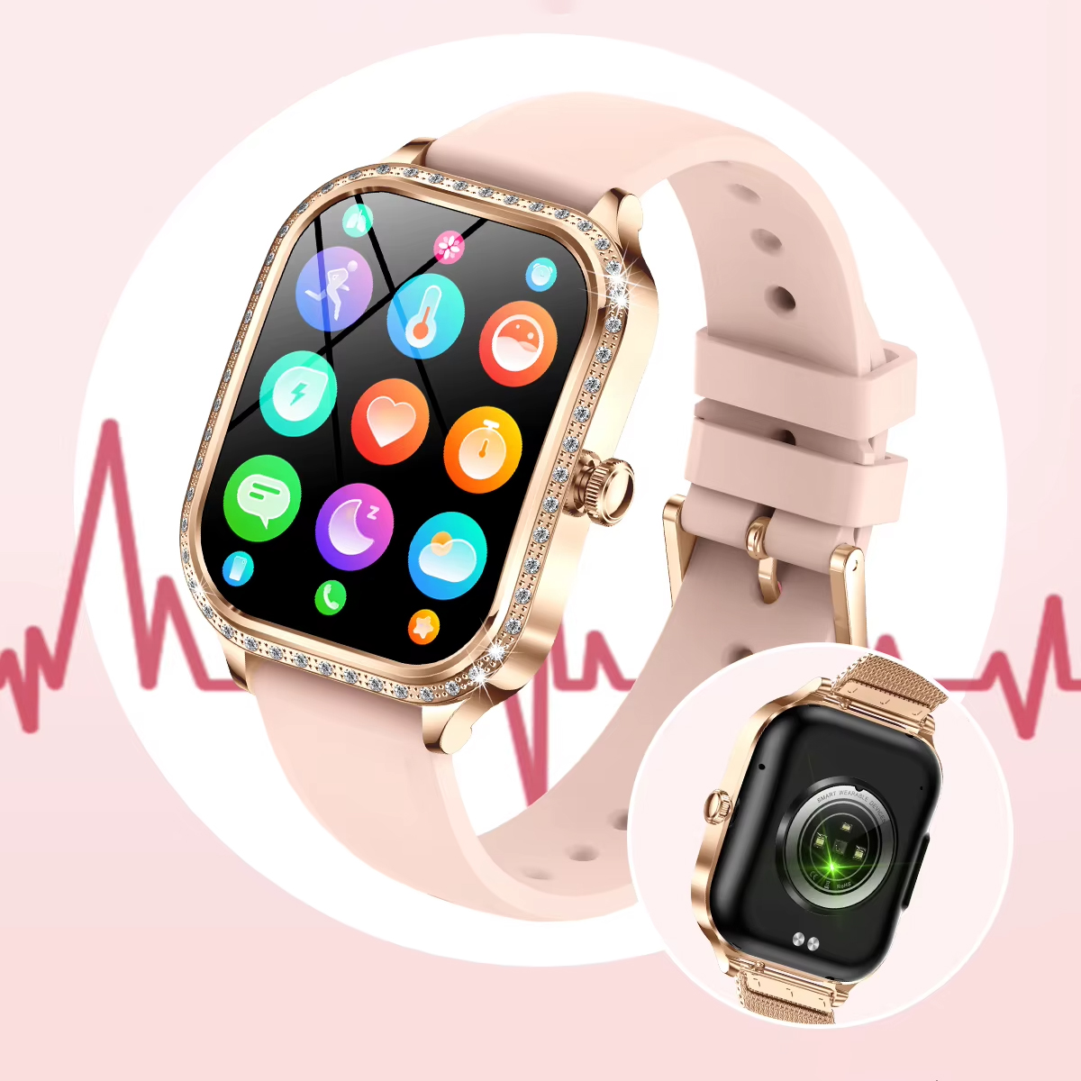 Smartwatch Hagen HB42 monitowanie zdrowia