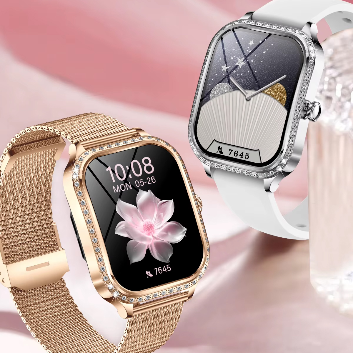 Smartwatch Hagen HB42 z prostokątną kopertą