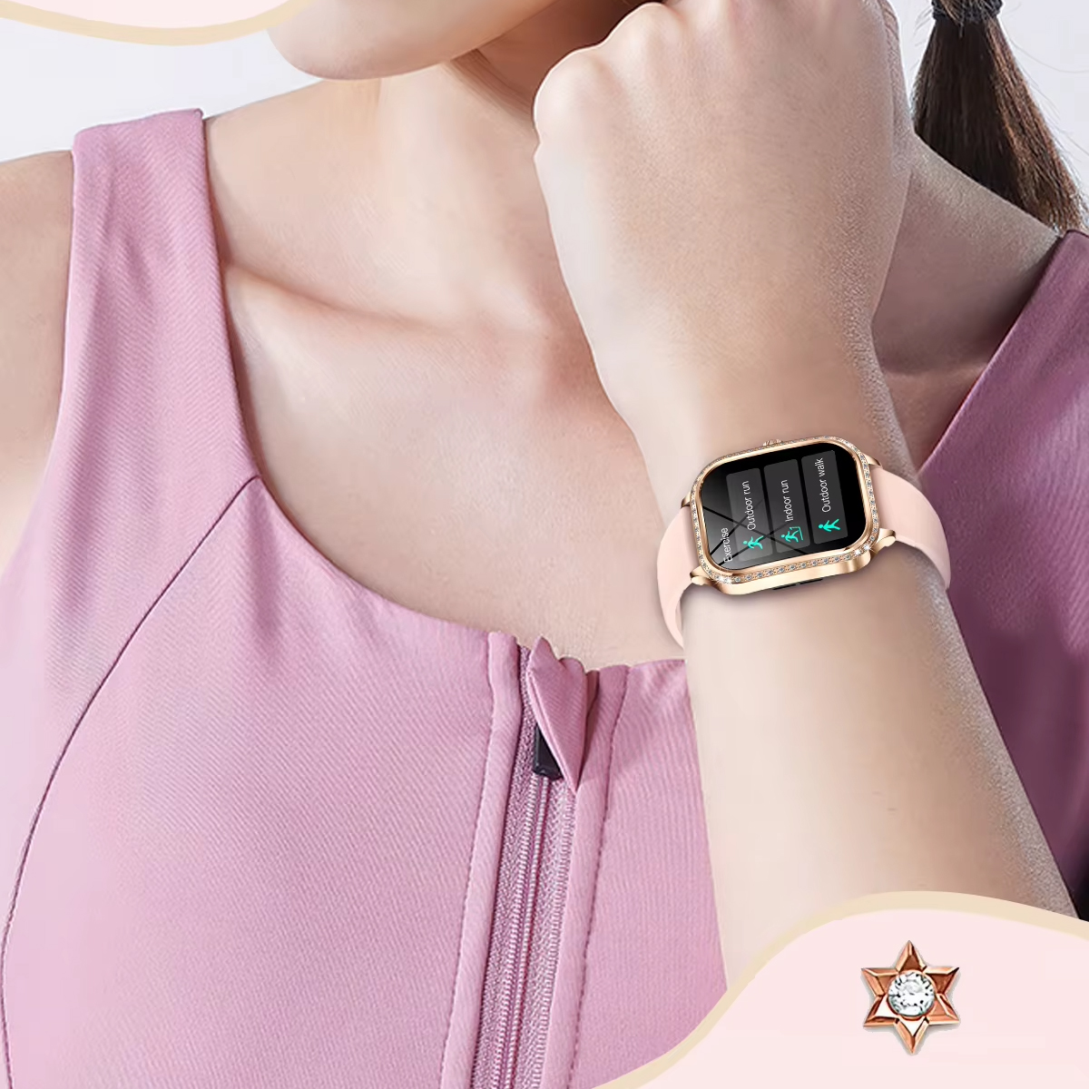 Smartwatch Hagen HB42 z trybami sportowymi