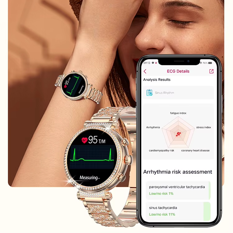 Smartwatch Hagen HB43 z funkcjami zdrowotnymi