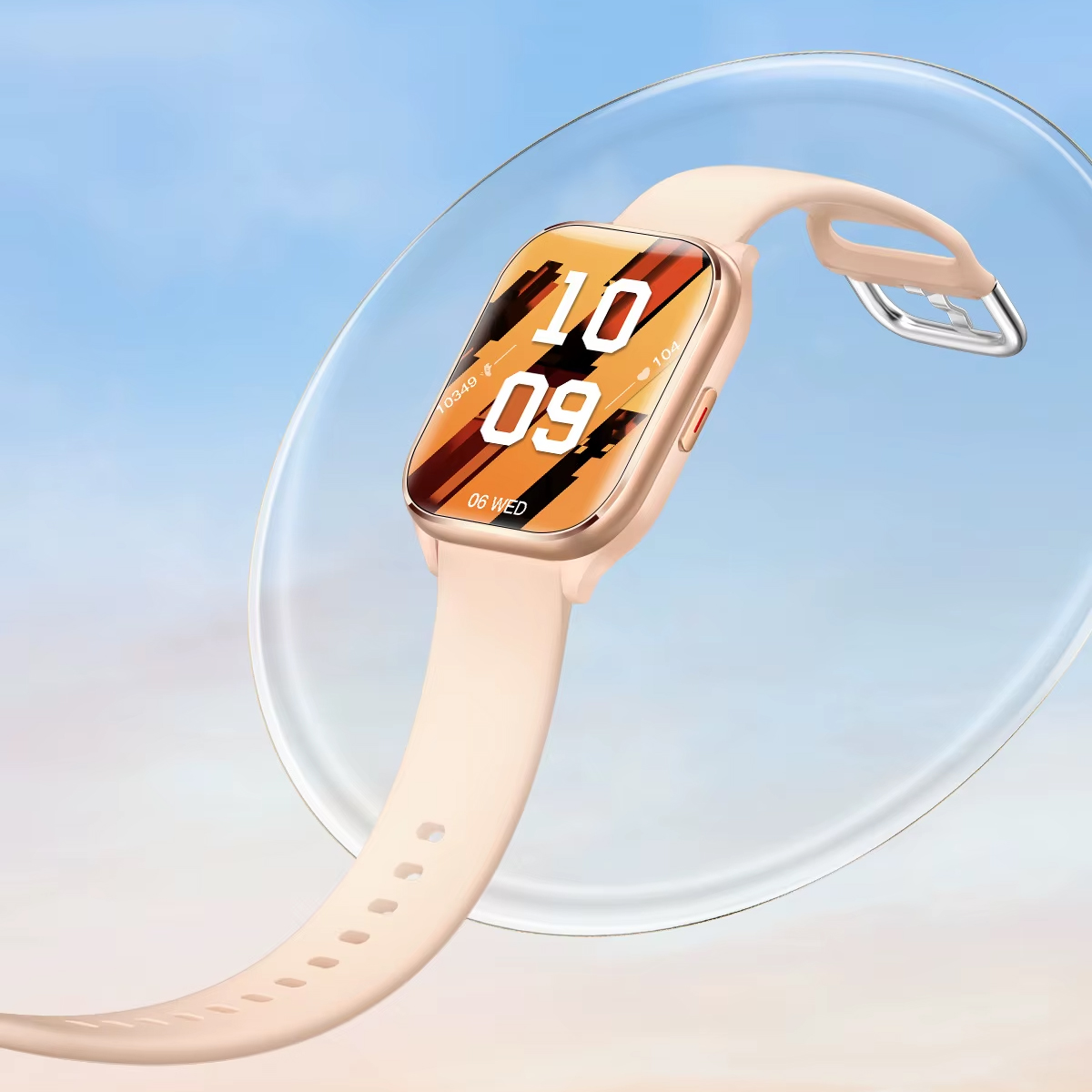 Smartwatch Hagen HB44 na silikonowym pasku
